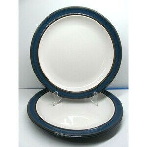 Dansk Sirocco Indigo Blue 11" Dinner plates bundle of 2